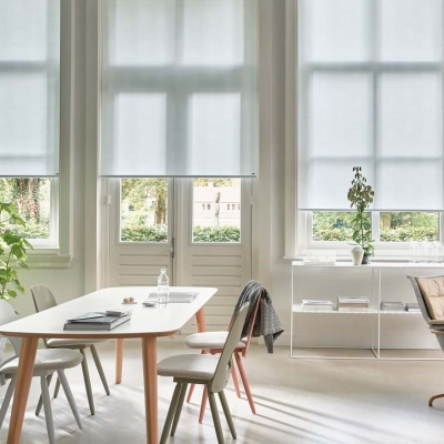 Roller blinds open screen